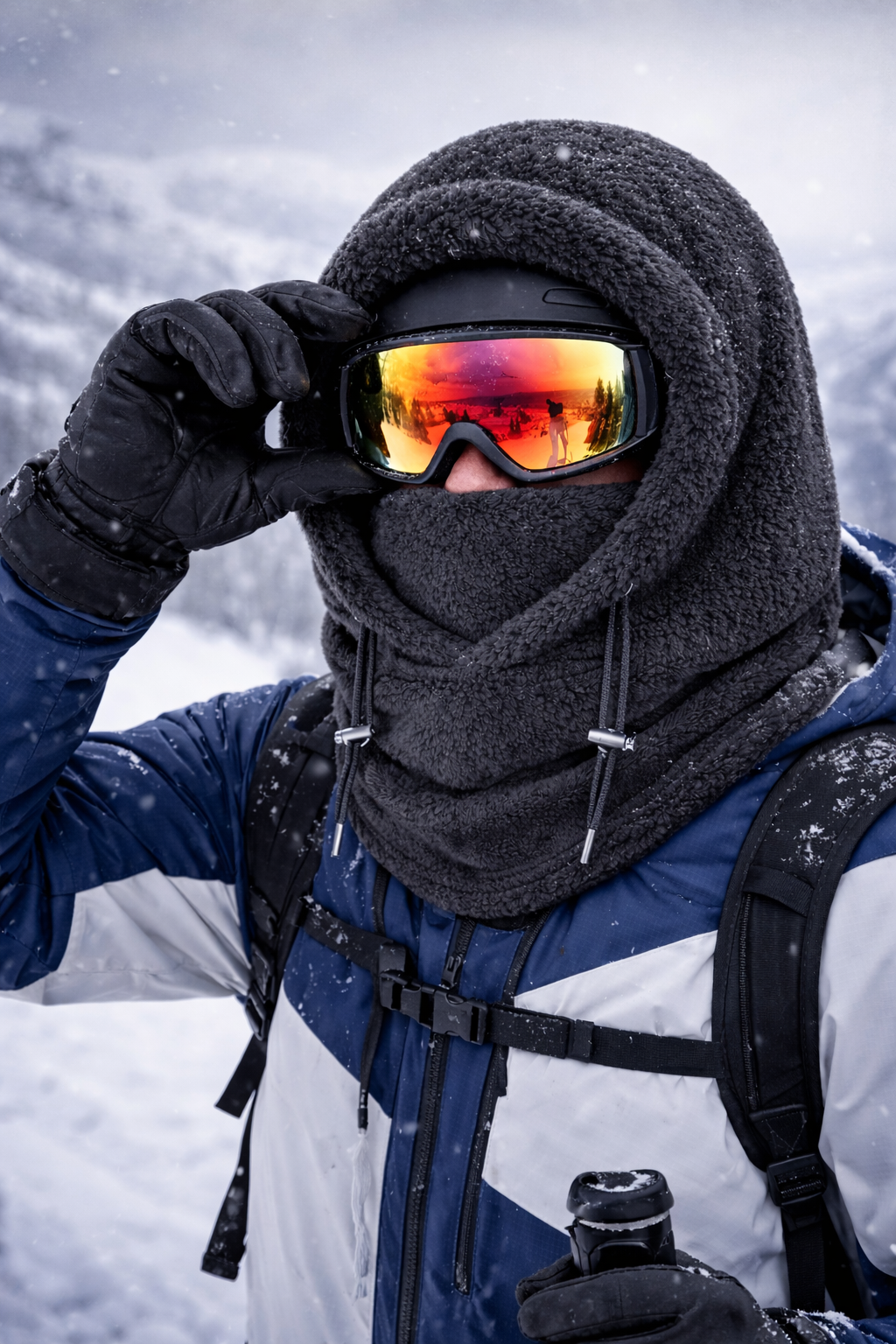 Sherpa Hoodie™   Fluffig fleece – perfekt för skidbacken